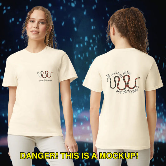 **PRE ORDER**  LAURA STEVENSON SNAKE POCKET PRINT TEE