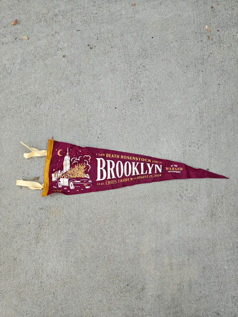 JEFF ROSENSTOCK BROOKYLN PENNANTS