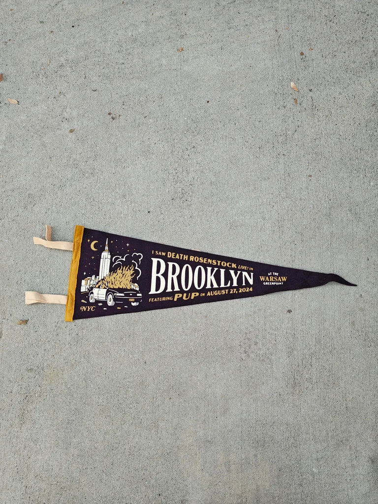 JEFF ROSENSTOCK BROOKYLN PENNANTS