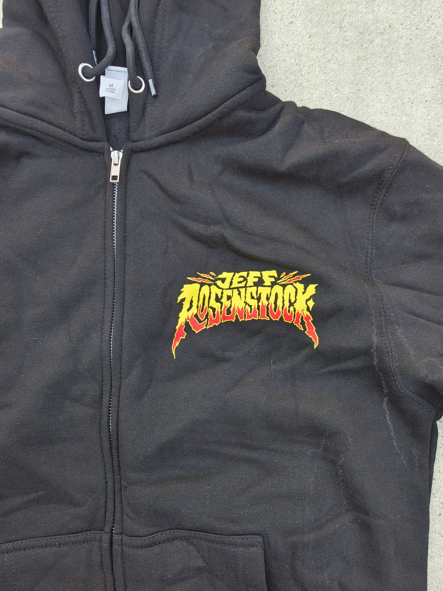 JEFF ROSENSTOCK ZIP-UP HOODIE