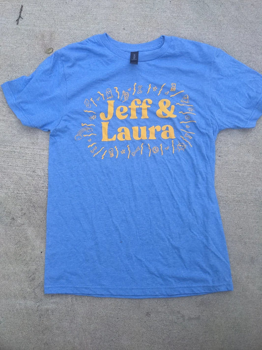 JEFF & LAURA DRAWINGS TEE